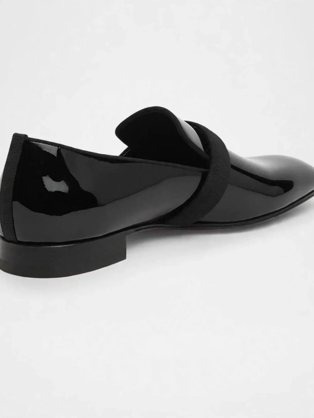 Men’s Black Patent Red Bottom Luxury Formal Tuxedo Loafers – EU 44 | BRAND NEW